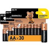 Duracell MN1500 Alkalin AA 30'lu Alkalin Pil