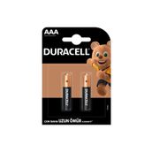 Duracell MN2400 AAA 2'li Alkalin İnce Kalem Pil