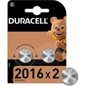 Duracell Özel 2016 Lityum Düğme Pil 3V 2'li Paket CR2016 Anahtarlıklar Tartılar Giyileb - Tekli
