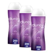 Durex Aloe Vera Özlü Play Kayganlaştırıcı & Masaj Jeli (1 x 200 ml) (3 paketi)