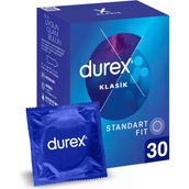 Durex Klasik 30'lu Prezervatifler Aile Planlaması İçin Güvenilir Koruma Klasik Aroma