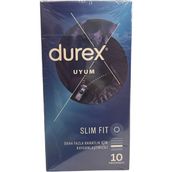 Durex Prezervatif Slim Fit Uyum 10'lu 5052197060980
