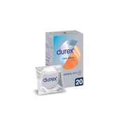 Durex Yok Ötesi Invisible XL 20 Prezervatif, Düz, Kokusuz, Lateks