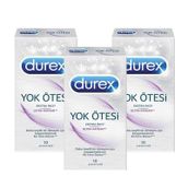 Durex Yok Ötesi Ultra Kaygan 3x10'lu Prezervatif