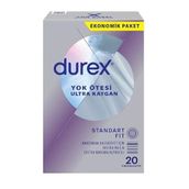 Durex Yok Ötesi Ultra Kaygan Prezervatif Kokusuz (1 x 20 Adet)