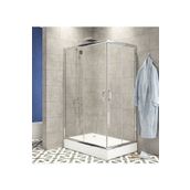 Durul Dikdörtgen Çizgili Duş Teknesiz 120 cm 90x120 cm Duşakabin
