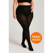 Düven Büyük Beden Micro 40 Den Mevsimlik Maxi Mus Mat Orta Kalın Siyah Külotlu Çorap - 5