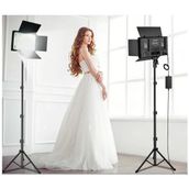 Dymax Profesyonel LED Işık 800 Ledli Dslr Fotoğraf Makinesi Video Kamera Işığı Ürün Çekim Işığı + 2m Işık Ayağı - 29cm x 17cm