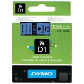 Dymo 45016 D1 Mavi Siyah 12 mm x 7 mt Şerit