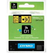 Dymo D1 45808 Sarı Siyah 19 mm 7 mt Yedek Şerit