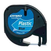 Dymo S0721650 Mavi 12 mmx4 m Letratag Plastik Şerit