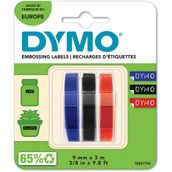 Dymo S0847750 Junior Omega 9 mm 3 mt Renkli 3'lü Blister