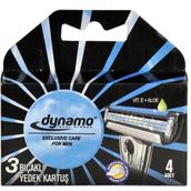 Dynamo Erkek Üç Bıçaklı 4 Adet Yedek Kartuş