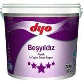 Dyo 20 kg İnci Gri Beşyıldız Plastik İç Cephe Boyası