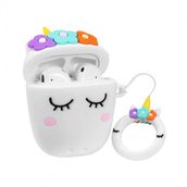 E2M Beyaz Unicorn AirPods 1-2 Kılıfı