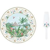 Easy Life Paradise Sauvage Desenli Porselen Pasta Servis Tabağı 32 cm - Standart