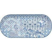 Easy Life Porselen Oval Servis Tabağı 33,5cm x 15CM - Mavi - Yok