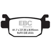 EBC SFA415 Honda SH 300 Arka Fren Balatası