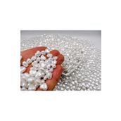 Ebruli Boncuk 8 Mm Plastik Beyaz Kalp Delikli Inci 110 Adet Boncuk Takı Yapımı Bead (25 GRAM)
