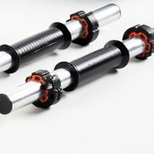 Ecgspor 2 Adet 40 cm Krom Dambıl Barı + 4 Adet Özel Sıkıştırma Aparatı