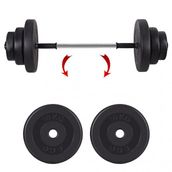 Ecgspor 22 kg Deadlift Squat Biceps Triceps Shoulder Halter Seti
