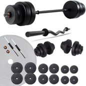 Ecgspor 98 kg Halter ve Dambıl Ağırlık Seti