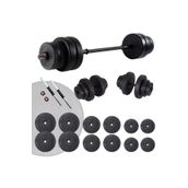 Ecgspor Hero Serisi 75 kg Dambıl Seti ve Halter Seti Ağırlık Fitness Seti