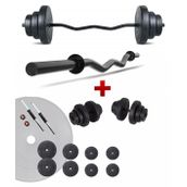 Ecgspor Z Bar 45 kg Dambıl Seti Ve Fitness Ağırlık Seti