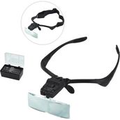 Eco Port Işıklı Gözlük Büyüteç 5 Farklı Lens 9892B - Çok Renkli - Standart - Düz