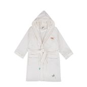 Ecocotton %100 Organik Pamuk Nakışlı Nina Kız Çocuk Bornoz