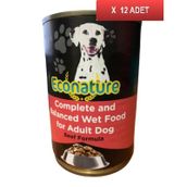 Econature Sığır Etli 12x400 gr Konserve Yetişkin Köpek Maması