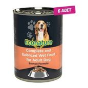 Econature Somonlu 6x400 gr Yetişkin Köpek Konservesi