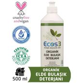 Ecos3 Organik Elde Bulaşık Deterjanı 500 ml