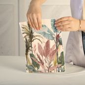 Eczane Hediyelik & Alışveriş Poşeti Derya Çiçeği 22 × 32 CM 100 Adet