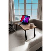 Ed Pet Dizayn Laptop Sehpası Seyyar Kahvaltı Masası Katlanır Çalışma Sehpası Atlantik Çam - 35x50