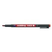 Edding 143B Kırmızı Asetat Kalemi