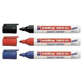 Edding 360 XL 3'lü Paket Kırmızı Siyah Mavi Beyaz Tahta Kalemi