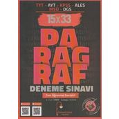 Edebiyat Sokağı Yayınları TYT AYT KPSS ALES MSÜ DGS Paragraf 15x33 Deneme Sınavı