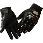 Edelvays shop 3 mevsim korumalı Motosiklet eldiveni EN13594 Sertifikalı yasaya uygun - XL - Siyah
