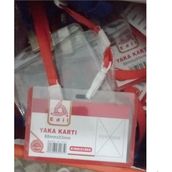 Edil 88MM x 53MM Kırmızı Ipli Yaka Kartı Kılıfı