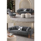 Edsy Home Armoni 3+1 Koltuk Takımı Antrasit