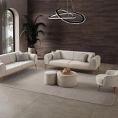 Edsy Home Rebul 3+3+1 Koltuk Takımı Bej Renk