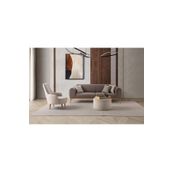 Edsy Home Rebull 3+1 Koltuk Takımı Kahverengi + Sütlü Kahve