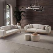 Edsy Home Rebull 3+3 Koltuk Takımı Krem