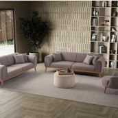 Edsy Home Rebull 3+3+1 Koltuk Takımı Kahverengi