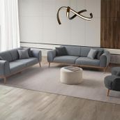 Edsy Home Rebull 3+3+1+1 Koltuk Takımı Gri Renk