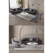 Edsy Home Regnar 3+3+1+1 Koltuk Takımı Antrasit