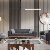 Edsy home rupon 3+3+1 koltuk takımı antrasit