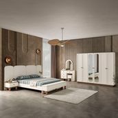 Edsy Home Sude Yatak Odası Takımı - Beyaz