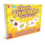 Edukido Yiyecekler EDU-1002 Mukavva Puzzle